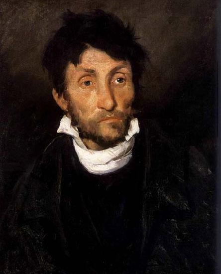 Theodore   Gericault Portrait of a Kleptomaniac France oil painting art